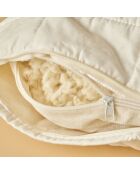 Cuscino di lusso in lana bianca - 50x70 cm