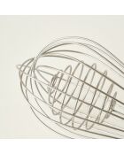 Frusta in acciaio inox grigio Orbit - 28x7,5x7,5 cm