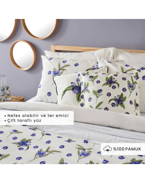 Copripiumino matrimoniale multicolore Blueberry