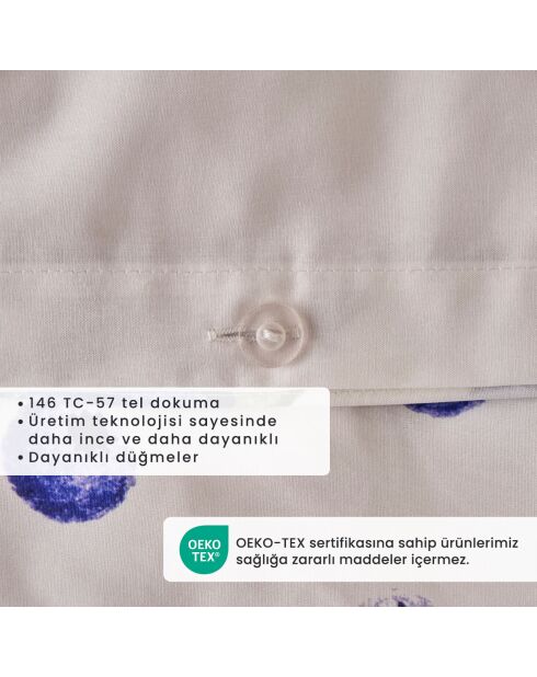 Copripiumino matrimoniale multicolore Blueberry