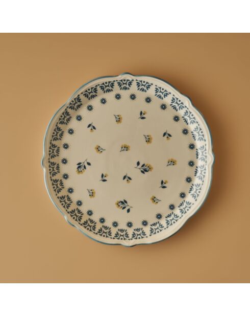 Assiette de service Mabel bleue - 32 cm