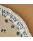 Assiette de service Mabel bleue - 32 cm