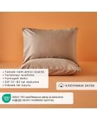 Set di 2 federe standard in raso di visone 100% cotone