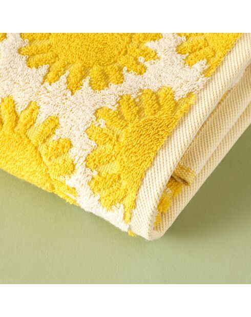Gelbes sonniges Gesichtstuch - 50x70 cm