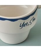 Set van 2 marineblauwe espressokopjes