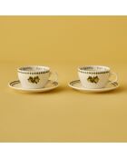 Lot de 2 tasses à thé Lemoncello multicolores - 270 cc