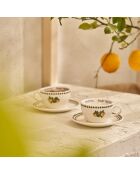 Lot de 2 tasses à thé Lemoncello multicolores - 270 cc
