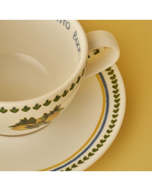 Set di 2 tazze da tè Lemoncello multicolore - 270 cc
