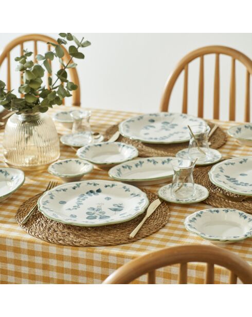 Set de desayuno verde Ocaliptus - 26 piezas