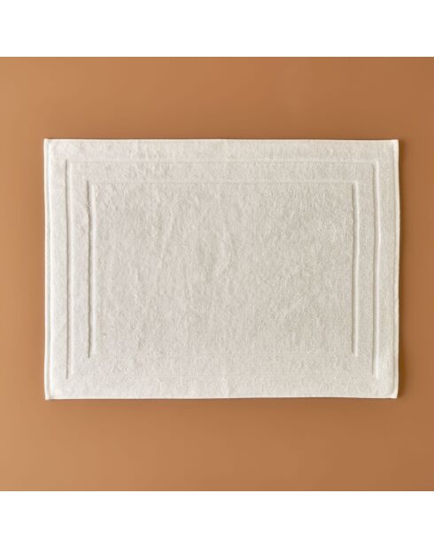 Tapis de bain Dorita de qualité supérieure blanc - 50x70 cm