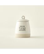 Zuccheriera in arenaria bianca di Boemia - 8x11 cm