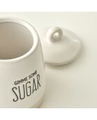 Zuccheriera in arenaria bianca di Boemia - 8x11 cm