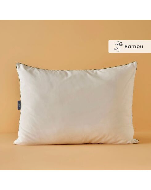 Oreiller moelleux en bambou blanc - 50x70 cm