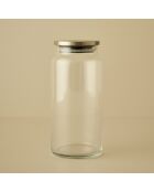 Barattolo Jely in metallo con coperchio naturale - 1400 cc
