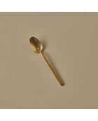 Lot de 6 cuillères à café de qualité supérieure en or