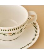 Lot de 2 tasses à thé Tulipe multicolores - 270 cc