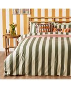 Copripiumino matrimoniale 100% cotone verde - 200x220 cm