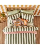 Copripiumino matrimoniale 100% cotone verde - 200x220 cm