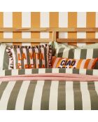 Copripiumino matrimoniale 100% cotone verde - 200x220 cm