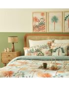 Copripiumino astratto Safari in raso di cotone 100% multicolore - 260x240 cm