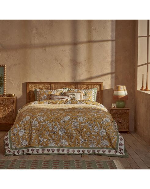 Copripiumino multicolore in raso di cotone 100% - 200x220 cm