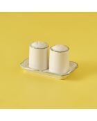 Saliera e pepiera bianca Julia