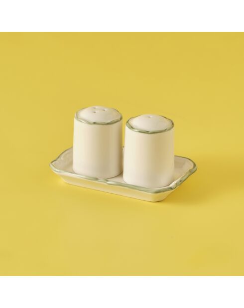 Saliera e pepiera bianca Julia