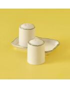 Saliera e pepiera bianca Julia