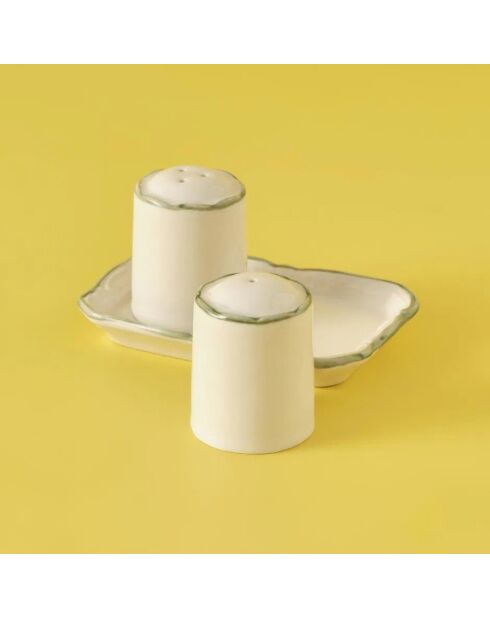 Saliera e pepiera bianca Julia