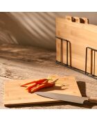 Set di 4 taglieri Curvi naturali