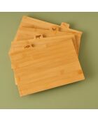 Set di 4 taglieri Curvi naturali