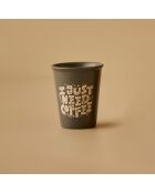 Tazzina da espresso in gres antracite - 100 ml