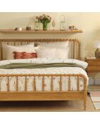 Copripiumino Heather 100% cotone satinato color salmone - 200x220 cm