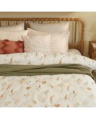 Copripiumino Heather 100% cotone satinato color salmone - 200x220 cm