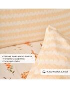 Copripiumino Heather 100% cotone satinato color salmone - 200x220 cm