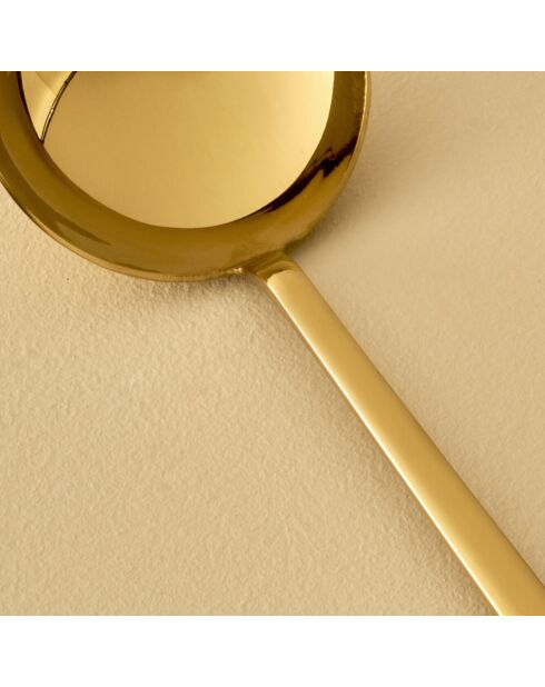 Lot de 5 couverts de service Siena doré