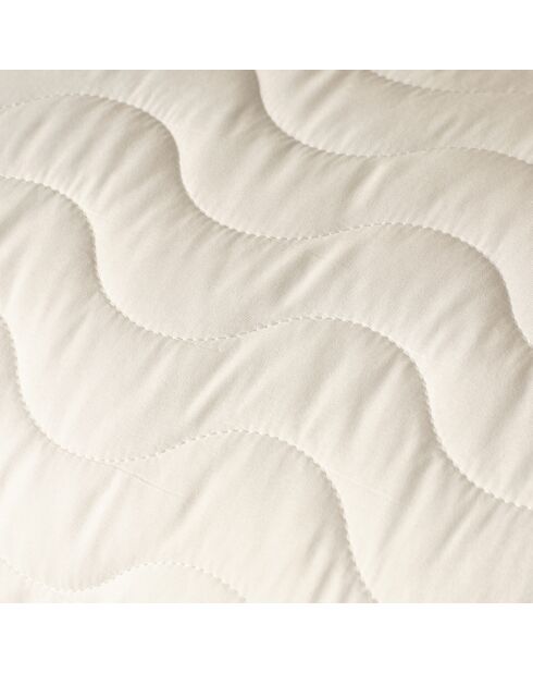 Coprimaterasso trapuntato in microfibra impermeabile bianco - 160x200 cm