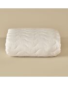 Coprimaterasso trapuntato in microfibra impermeabile bianco - 160x200 cm