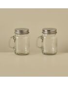 Saliera e pepiera naturale Rovi - 7x5,4x8,5 cm