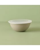 Set de 3 cuencos Grego con tapas de color beige