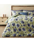 Copripiumino matrimoniale Marlowe in 100% cotone satinato verde - 200x220 cm