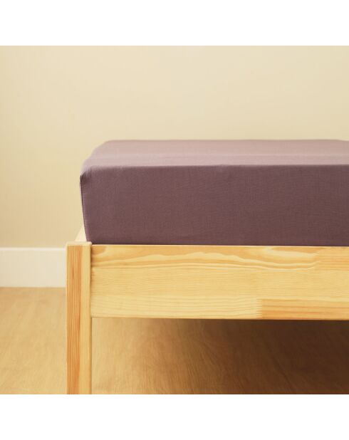 Lenzuolo elasticizzato basic king size antracite - 180x200x35 cm