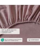 Lenzuolo elasticizzato basic king size antracite - 180x200x35 cm