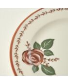 Lot de 6 assiettes à gâteaux multicolores - 21 cm