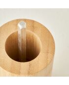 Trituratore Grace in bambù naturale - 17,5x4,5 cm