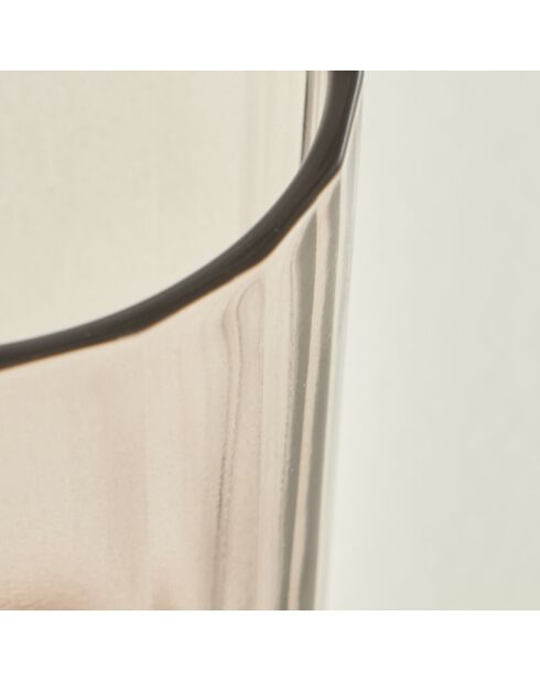 Vetro tagliato di colore marrone marrone - 320 cc