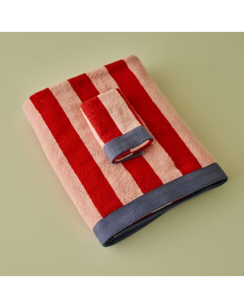 Asciugamano linea rossa - 30x50 cm