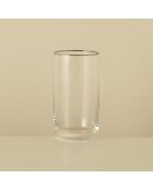 Hochwertiges silbernes Erfrischungsgetränkeglas - 365 cc