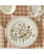 Set de desayuno multicolor Flores - 26 piezas