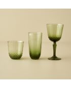 Colore Cut frisdrankglas groen - 345 cc